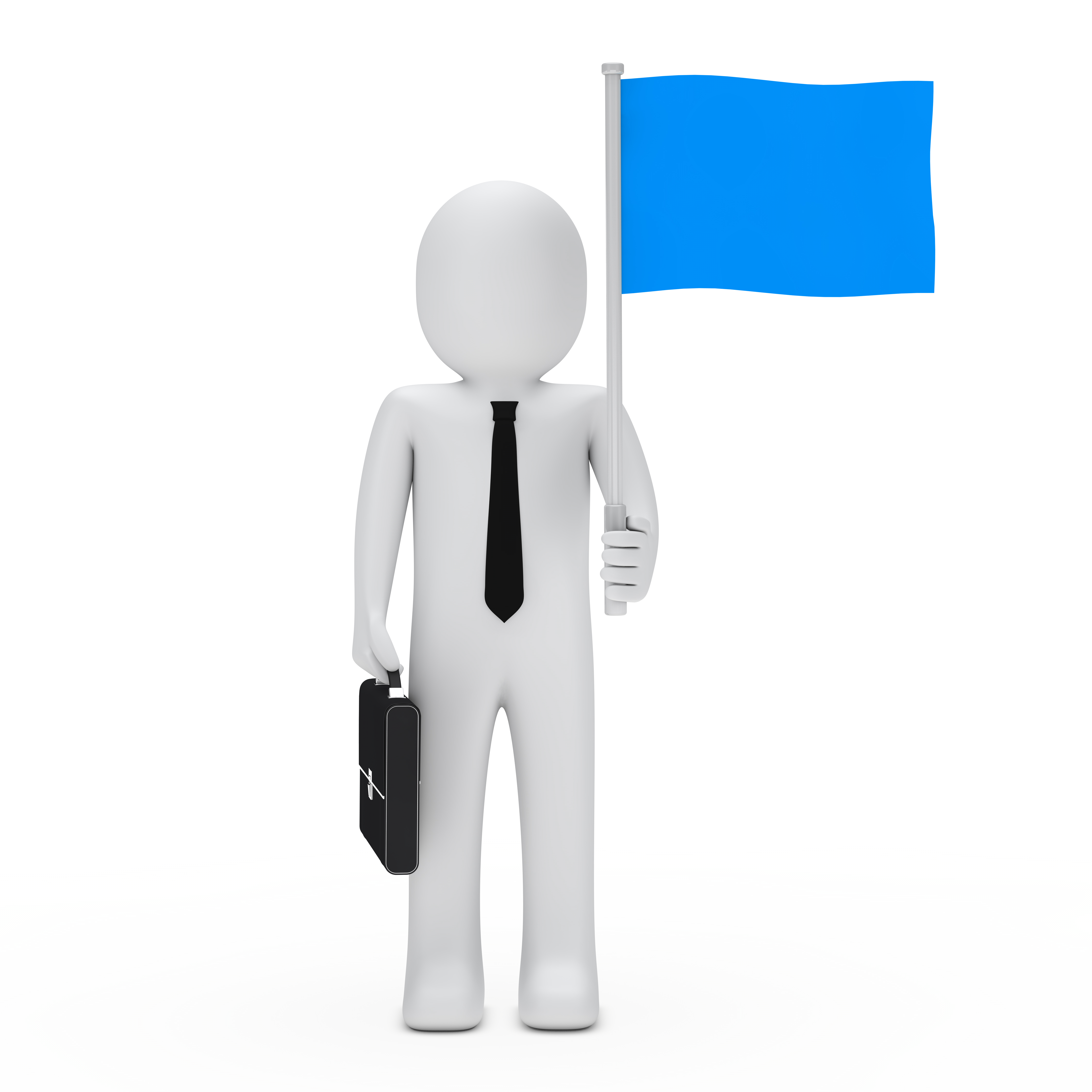 rag-doll-with-tie-blue-flag